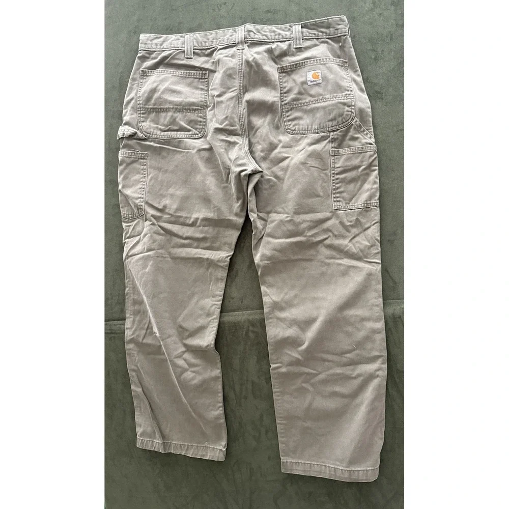 Carhartt Carpenter Pants Green B324-ARG Work Wear‎ Size 40x30